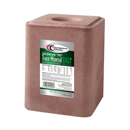 Champions Choice Champion's Choice Selenium "90" Salt Block For Cattle 50 lb 100012623